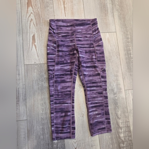 Lululemon Athletica Speed Up Crop 21" Shadowed Smoked Mullberry Leggings - Picture 11 of 15